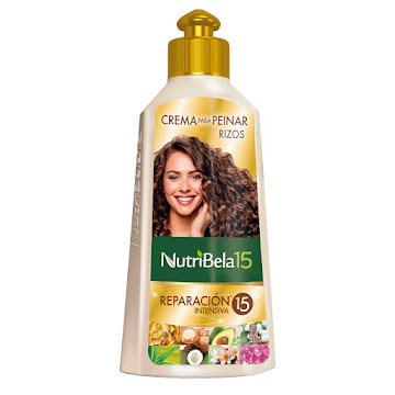 Crema Para Peinar Nutribela Rizos Reparación Intensiva x 300 ml  