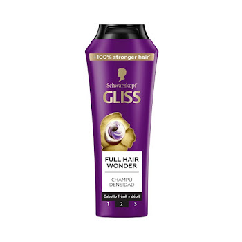 Shampoo Schwarzkopf Gliss Full Hair Wonder Botella  x 400 ml  