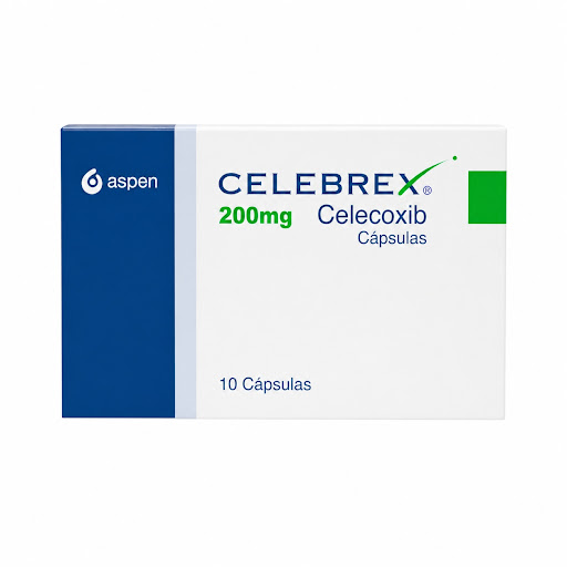 Celebrex Celecoxib 200 mg Aspen Caja x 10 Cápsulas