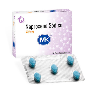 Naproxeno Sódico MK 275 mg Caja x 10 Tabletas  