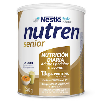 Alimento En Polvo Nutren Senior Nestle Sin Sabor Lata x 370 gr  