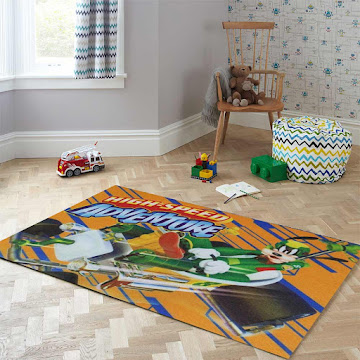 Solo Online Alfombra Mickey Carreras   Diseno 3 Horizontal 100 X 140 Cm 