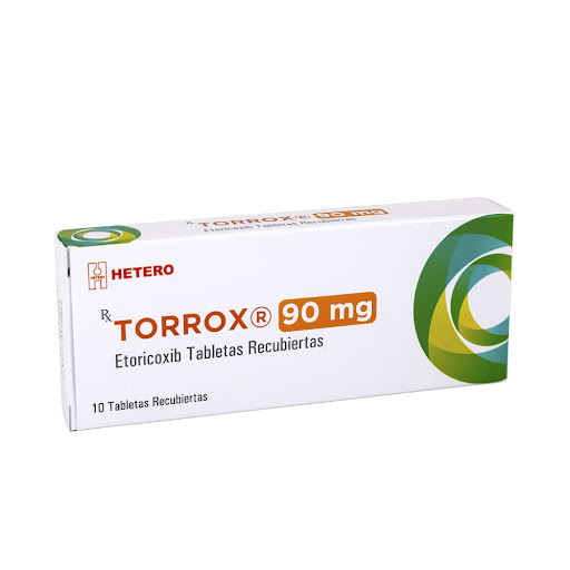 Torrox Etoricoxib 90mg Caja x 10 Tabletas
