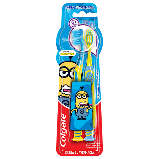 Cepillo Dental Colgate Minions Base Pega Pop X2Und.                   