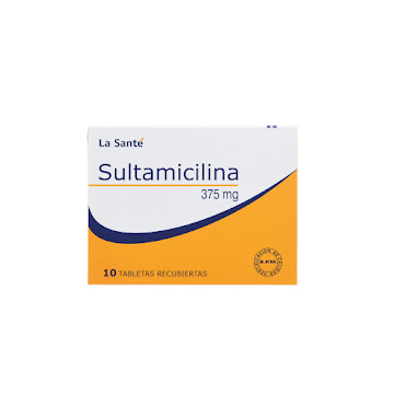 Sultamicilina 375 mg La   Santé Caja x 10 Tabletas  