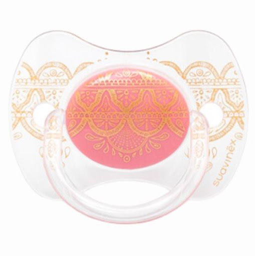 Suavinex Chupo Couture fisiológico 4/18 meses Rosa Suavinex Caja x 1 