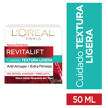 Crema Día Loreal Paris Antiarrugas Clásica Ligera x 50 ml  