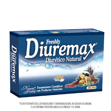 Diuremax Diurético Natural Freshly Caja x 30 Cápsulas  