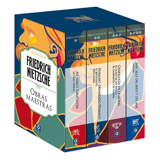 Friedrich Nietzsche. Estuche 4 Tomos. Obras Completas Edimat Libro x 1.0 FRIEDRICH NIETZSCHE (4 volumenes ) -O. Completas-   - Asi hablo Zaratustra / La gaya ciencia - Humano, demasiado humano / El anticristo / Ecce homo  - Genealogia de la moral / El ocaso de los idolos /