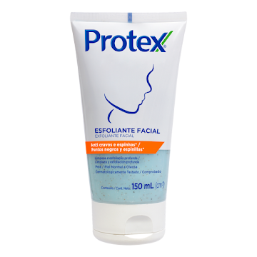Jabón Exfoliante Facial Protex Puntos Negros Tubo x 150ml  