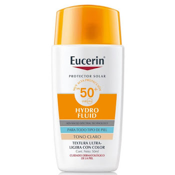 Protector Solar Eucerin Hydrofluid Tono Claro Frasco x 50 ml  