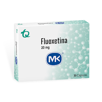 Fluoxetina 20 mg MK Caja x 30 Cápsulas  