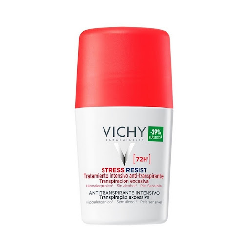 Desodorante Vichy Stress Resist Tratamiento Anti-Transpirante Intensivo 72H Frasco x 50 ml