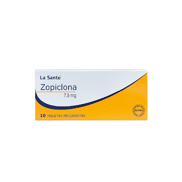 Zopiclona 7,5 mg La   Santé Caja x 10 Tabletas 
