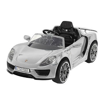 Solo Online Carro Electrico Prinsel    Auto Porsche 918 Spyder Silver  X 1 Unidad 
