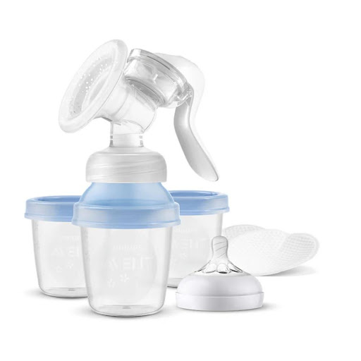 Phillips Avent Extractor de Leche Manual  SCF430/13 Avent Caja x 8 Extractor de leche manual Avent con vasos VIA para recolectar, almacenar y transportar la leche materna de forma cómoda y segura.