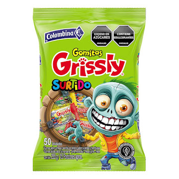 Gomas Grissly Surtidos Aros Y Splash x 50 und  