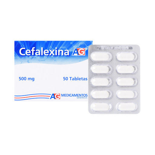 Cefalexina 500 mg AG Fracción Blister x 10 Tabletas