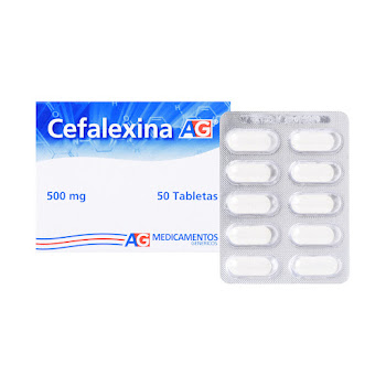 Cefalexina 500 mg AG Fracción Blister x 10 Tabletas  
