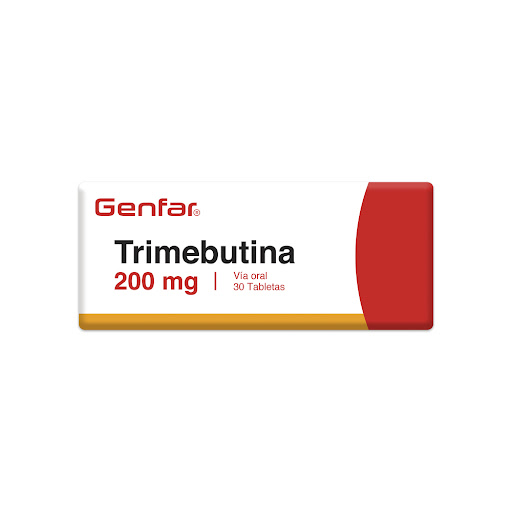 Trimebutina 200mg Genfar Caja x 30 Tabletas