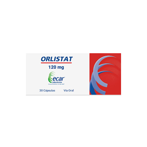 Orlistat 120 mg Ecar   Caja x 30 Capsulas