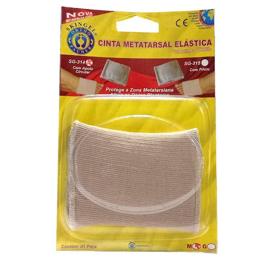 Apoyo Metatarsal Talla L Ortho Pauher Orthopauher Individual x 1 Este apoyo plantar elaborado en tejido y una almohadilla interna en gel polímero para brindar soporte en el metatarso del pie