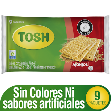 Galleta Tosh Ajonjolí   Fit Paquete x 27 gr  
