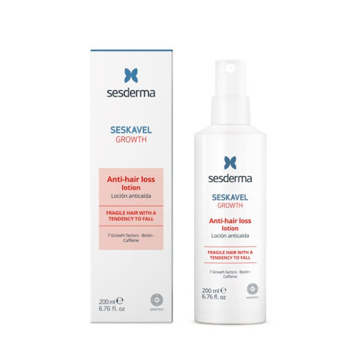 Loción Capilar Seskavel Anticaída 200Ml Sesderma Envase plástico con spray  x 200ml