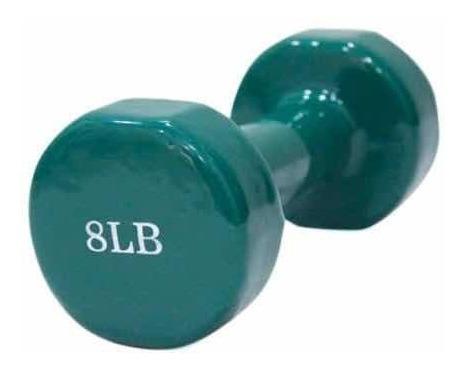 070101 MANCUERNA 8 LB ENCAUCHETADA SPORT FITNES Sport Fitness Individual x 1 Mancuerna de 8 lb con recubrimiento en caucho, diseñada para entrenamiento de fuerza, tonificación muscular y rehabilitación. Proporciona un agarre seguro y cómodo para mayor estabilidad durante el ej