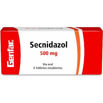 Secnidazol Genfar 500 mg Caja x 4 Tabletas  