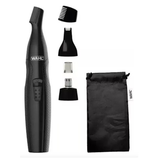 Depilador 3 En 1 Wet & Dry WAHL Caja x 1 Incluye: Cabezal de detallado con peine guía para cejas con 3longitudes de corte, cabezal de afeitado lavable y un cabezalideal para nariz y oídosCuenta con resistencia al agua para una fácil limpieza