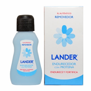 Quitaesmalte Removedor Lander Endurecedor Con Proteína x 35 ml  