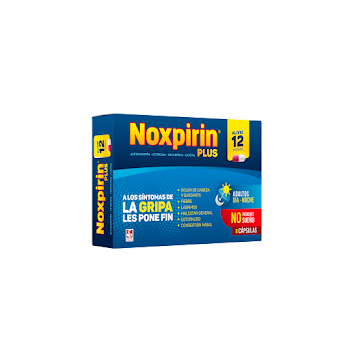 Noxpirin Plus Acetaminofén + Cafeína + Cetirizina + Fenilefrina Siegfried Caja x 6 Cápsulas  