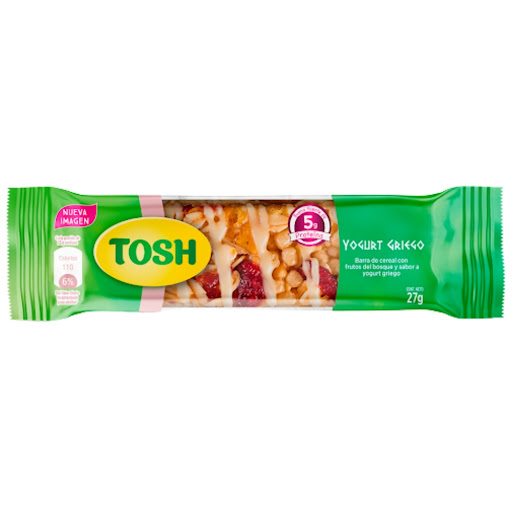 Granola Tosh Frutos Del Bosque Y Yogurt Griego x 27 gr