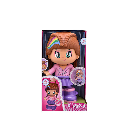 Playset Muñeca Iris Sorpresa Pinypon Pinypon Caja x 1 Gran figura de Iris Surprise (mide 40 cm), la protagonista de las aventuras de Pinypon ĦEs lo más para decorar la habitación! Cuando abres la figura de Iris Surprise hay mucho que descubrir!!! Si quit