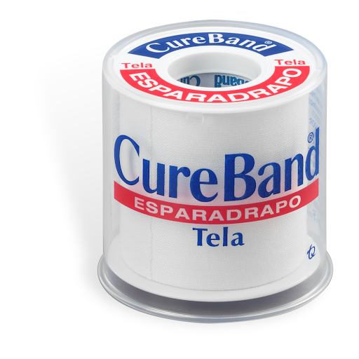 **Esparadrapo CURE BAND Tela x5cm. x4.50m.                              