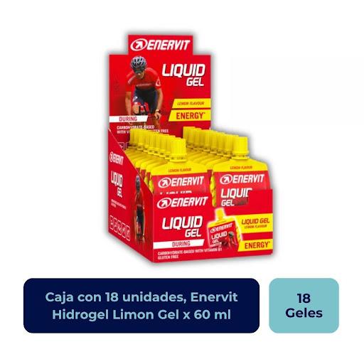 Enervit Hidrogel Limon Gel x 60 ml Enervit Caja x 18 Enervit Hidrogel Limon Gel x 60 ml