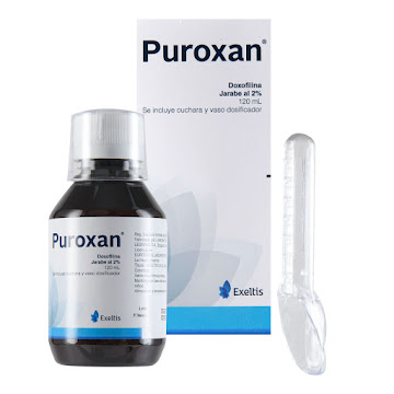 Puroxan Doxofilina 2% Jarabe Frasco x 120 ml  