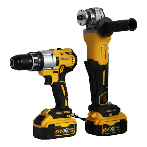 Kit Taladro Y Pulidora Inalámbricos Recargables Con 2 Baterías UNIMARC Unidad x 1