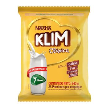 Leche en Polvo Klim Clásica Bolsa x 840 gr  