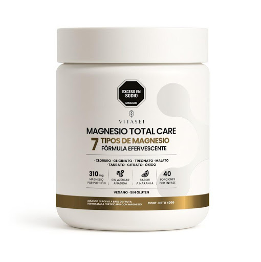 Beauty Boost Magnesio Total Care Con 7 Tipos De Magnesio Fórmula Efervescente 400g VITASEI BEAUTYBOOST   Frasco  x 1 undefined