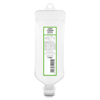 Cloruro De Sodio Al 0.9% Corpaul Farmacéutica Bolsa x 500 ml  