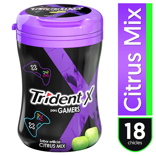 Chicle Trident Botella Passion Fruit x 37.8 gr