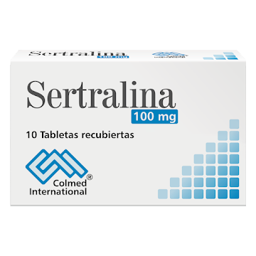 Sertralina 100 mg Colmed Caja x 10 Tabletas  