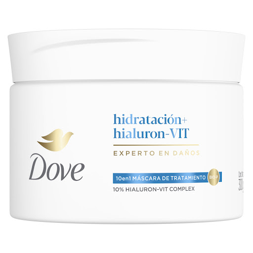 Mascarilla Dove Hidratacion+Hilauron-Vit Experto en daños Frasco x 300 g
