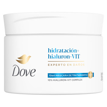 Mascarilla Dove Hidratacion+Hilauron-Vit Experto en daños Frasco x 300 g  