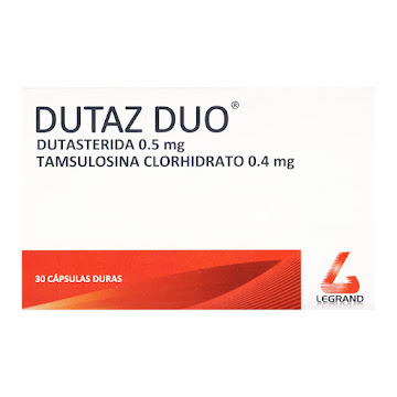 Ditaz Duo Dutasterida + Tamsulosina 0.5mg/0.4mg Legrand Caja x 30 Tabletas  