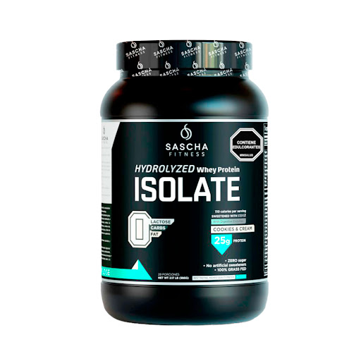 Proteina Isolate Sascha Fitness Cookies And Cream Frasco x 986 gr