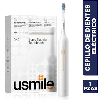 Cepillo De Dientes Electrico Sonico Usmile P1  Blanco x  1  und   