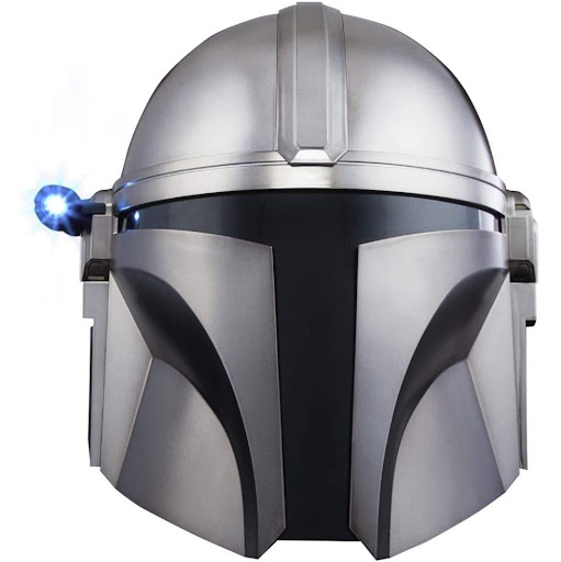 Star Wars Bl Man Mandalorian Casco Electronico Hasbro Star Wars  x 1 Es un casco premium inspirado en la serie The Mandalorian. Incluye luces interiores y una luz táctica desmontable.